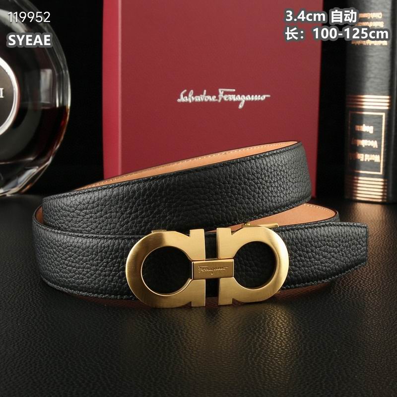 Ferragamo belt 34mmX100-125cm 8L (13)