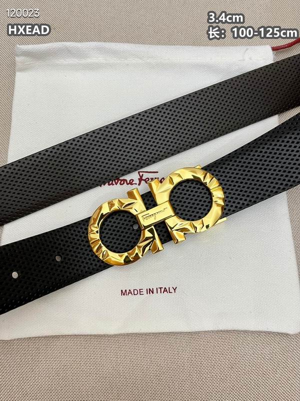 Ferragamo belt 34mmX100-125cm 8L (14)