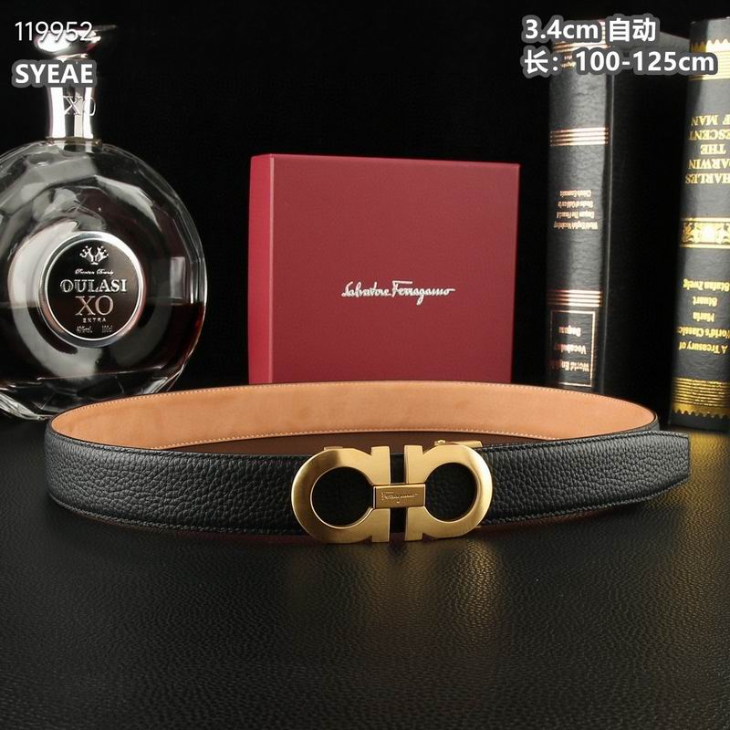 Ferragamo belt 34mmX100-125cm 8L (14)