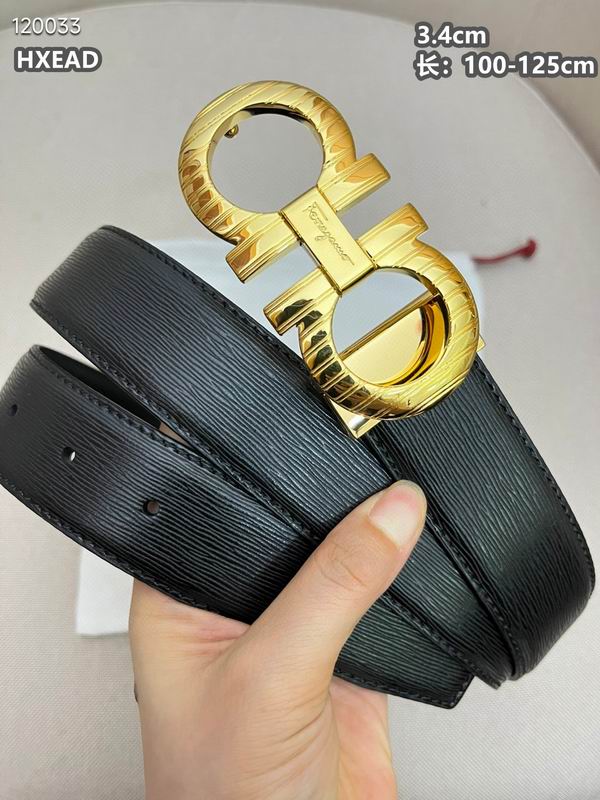 Ferragamo belt 34mmX100-125cm 8L (43)
