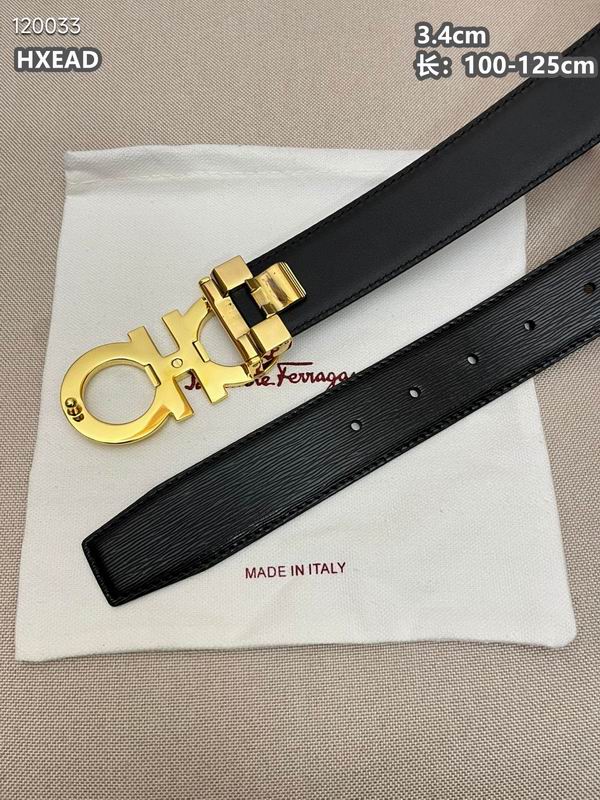 Ferragamo belt 34mmX100-125cm 8L (45)