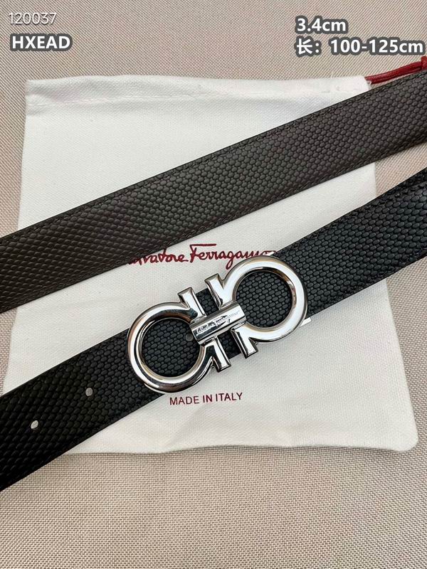 Ferragamo belt 34mmX100-125cm 8L (49)