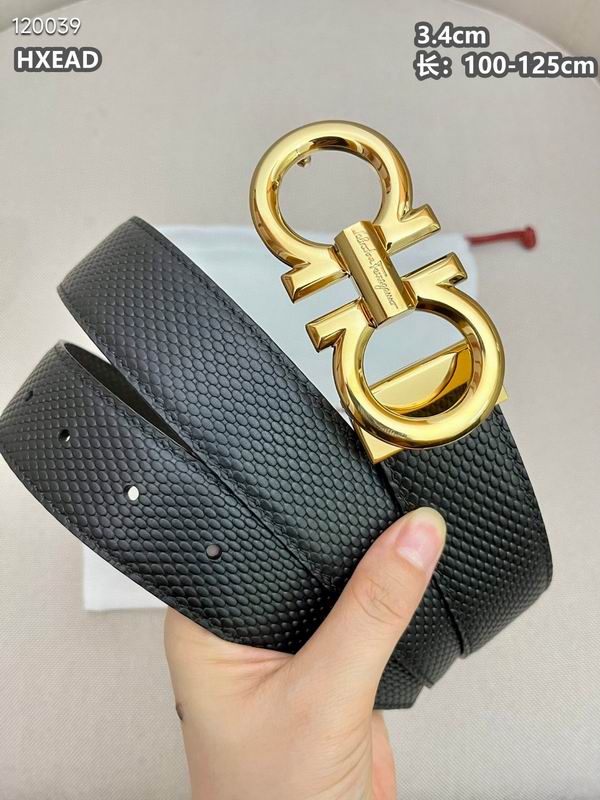 Ferragamo belt 34mmX100-125cm 8L (56)