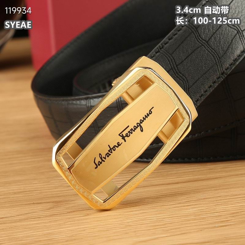 Ferragamo belt 34mmX100-125cm 8L (6)