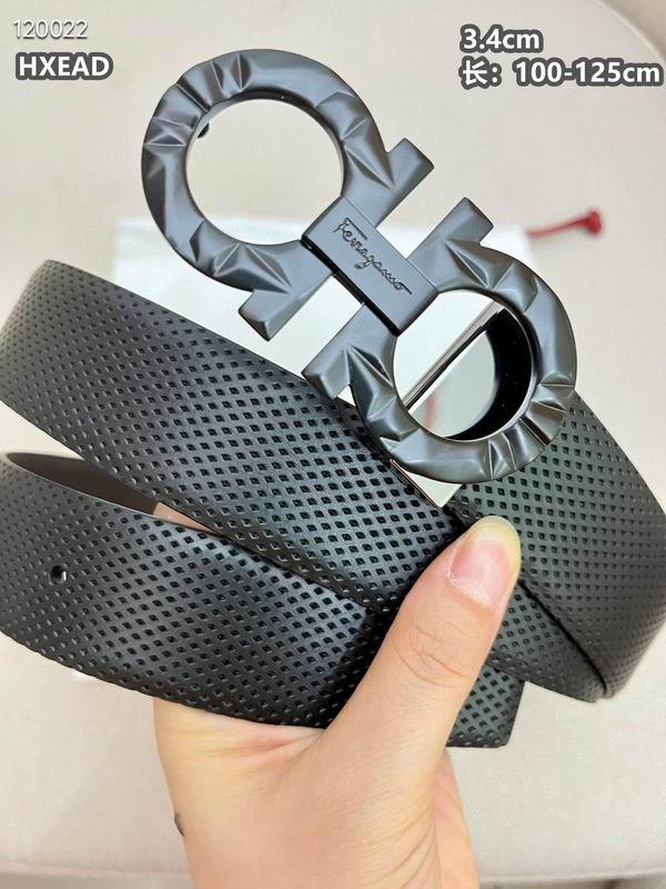 Ferragamo belt 34mmX100-125cm 8L (9)