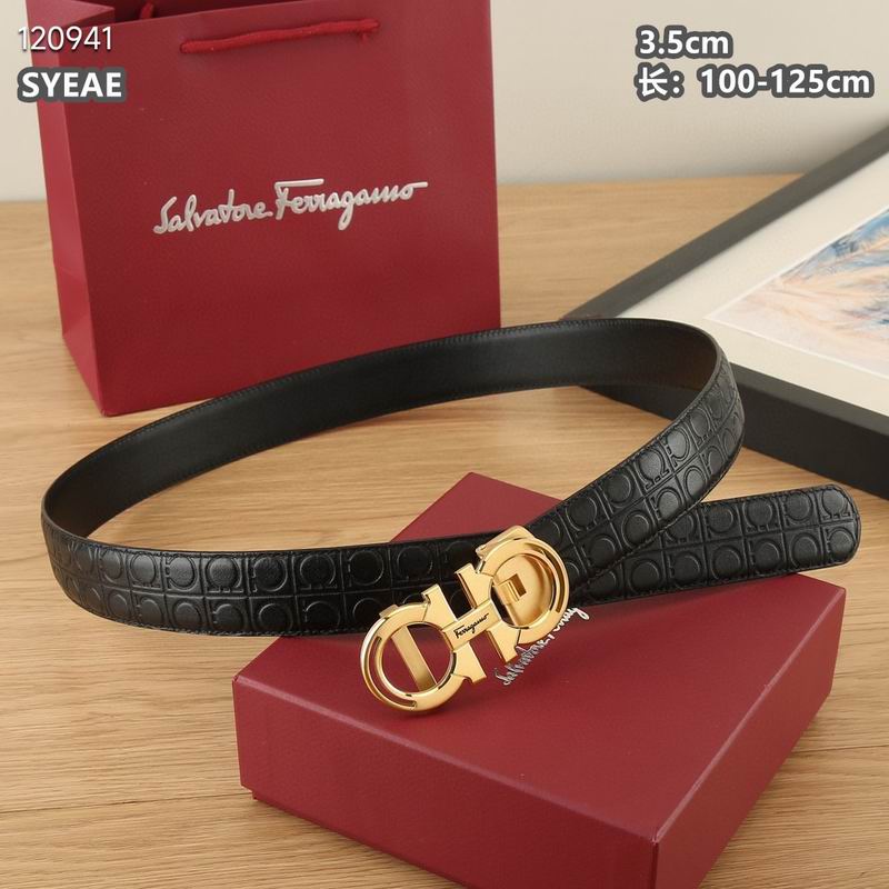 Ferragamo belt 35mmX100-125cm 8L (12)