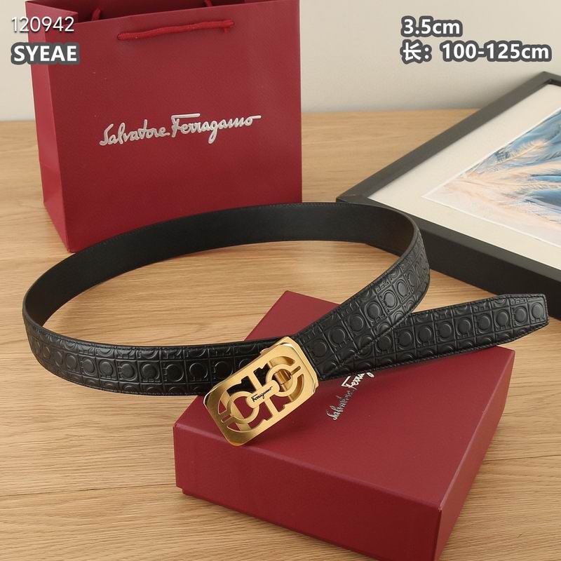 Ferragamo belt 35mmX100-125cm 8L (21)