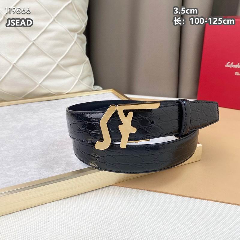 Ferragamo belt 35mmX100-125cm 8L (53)