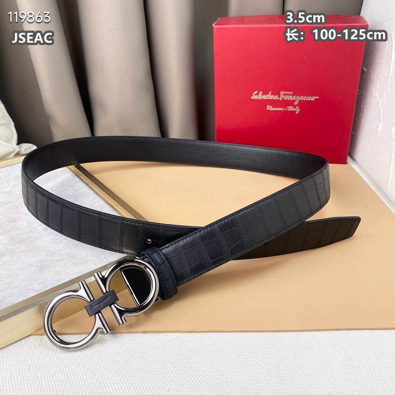 Ferragamo belt 35mmX100-125cm 8L (54)