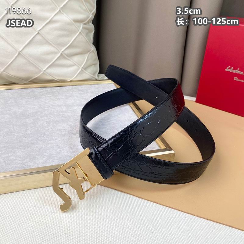 Ferragamo belt 35mmX100-125cm 8L (54)