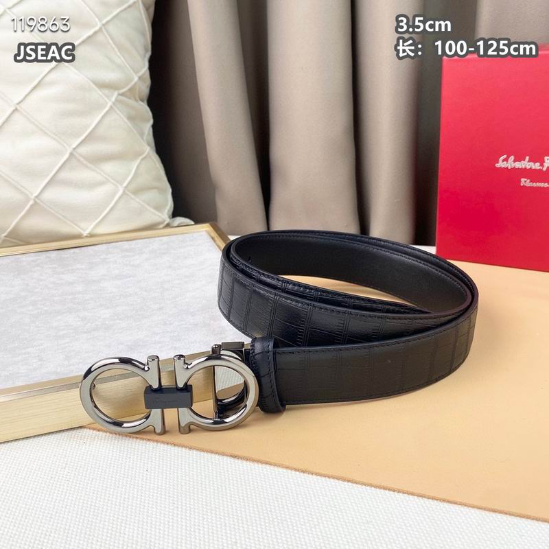 Ferragamo belt 35mmX100-125cm 8L (55)