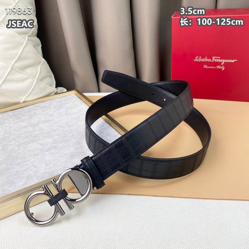 Ferragamo belt 35mmX100-125cm 8L (56)