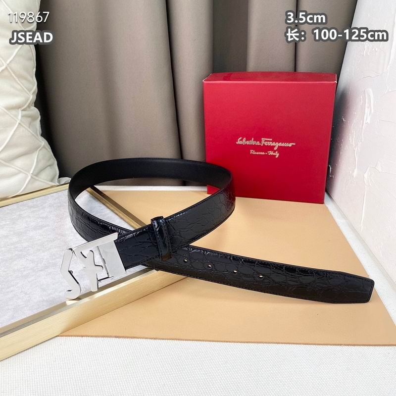 Ferragamo belt 35mmX100-125cm 8L (56)