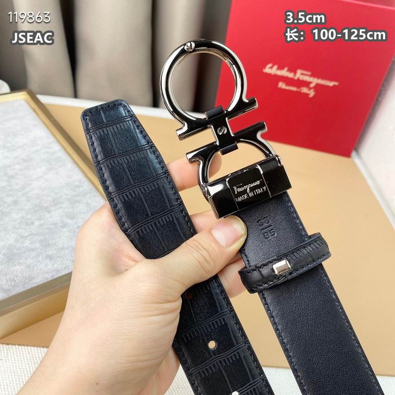 Ferragamo belt 35mmX100-125cm 8L (57)