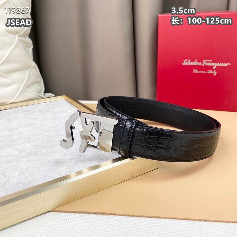 Ferragamo belt 35mmX100-125cm 8L (58)
