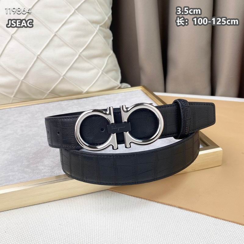 Ferragamo belt 35mmX100-125cm 8L (59)