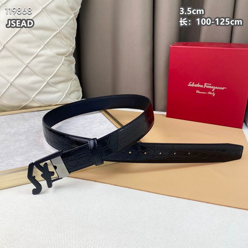 Ferragamo belt 35mmX100-125cm 8L (59)
