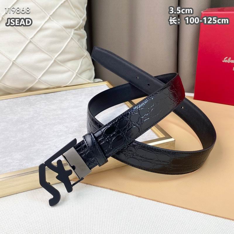 Ferragamo belt 35mmX100-125cm 8L (60)