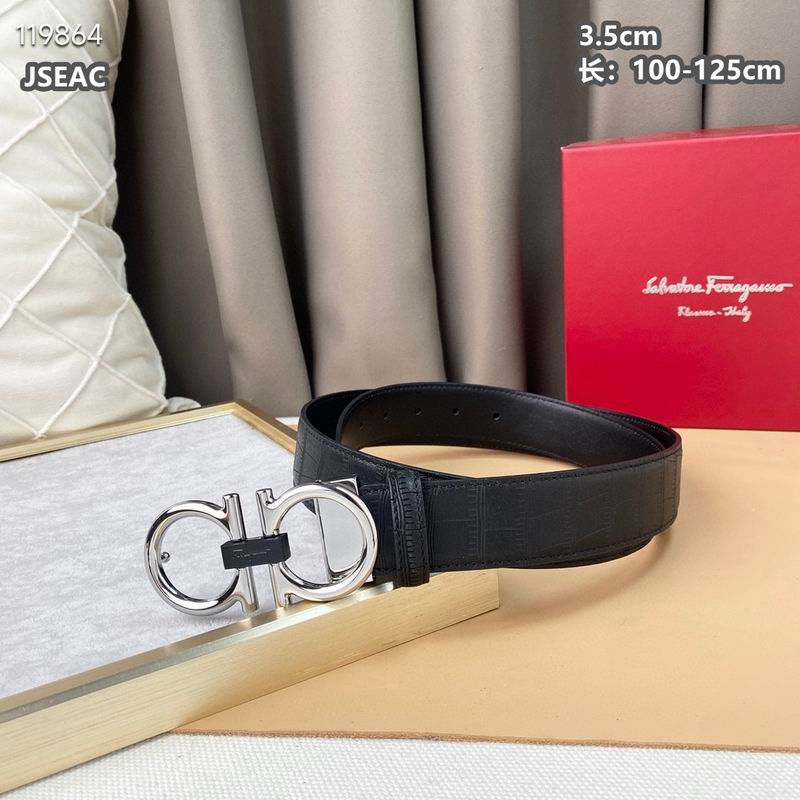 Ferragamo belt 35mmX100-125cm 8L (61)
