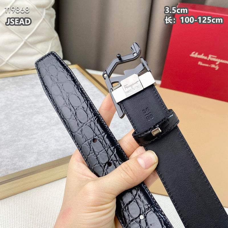 Ferragamo belt 35mmX100-125cm 8L (61)