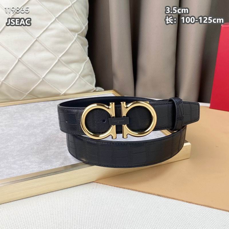 Ferragamo belt 35mmX100-125cm 8L (62)