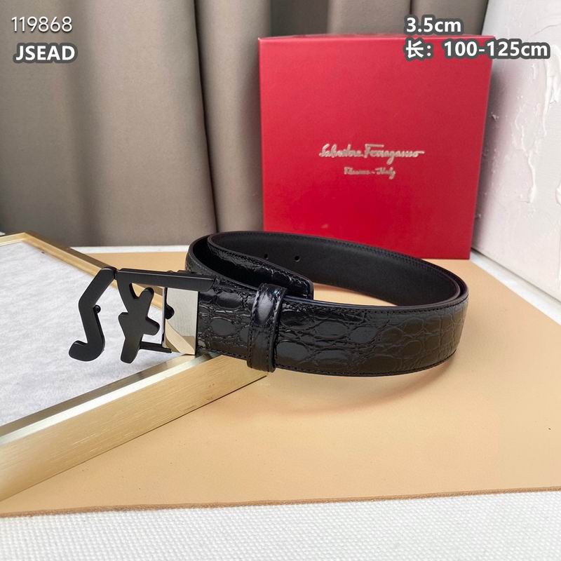 Ferragamo belt 35mmX100-125cm 8L (62)