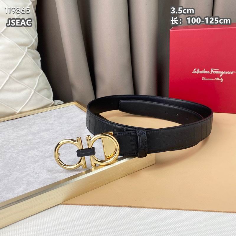 Ferragamo belt 35mmX100-125cm 8L (64)