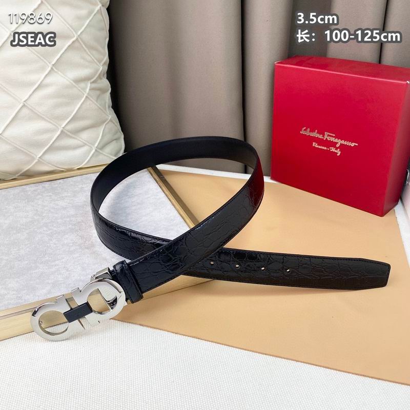 Ferragamo belt 35mmX100-125cm 8L (65)