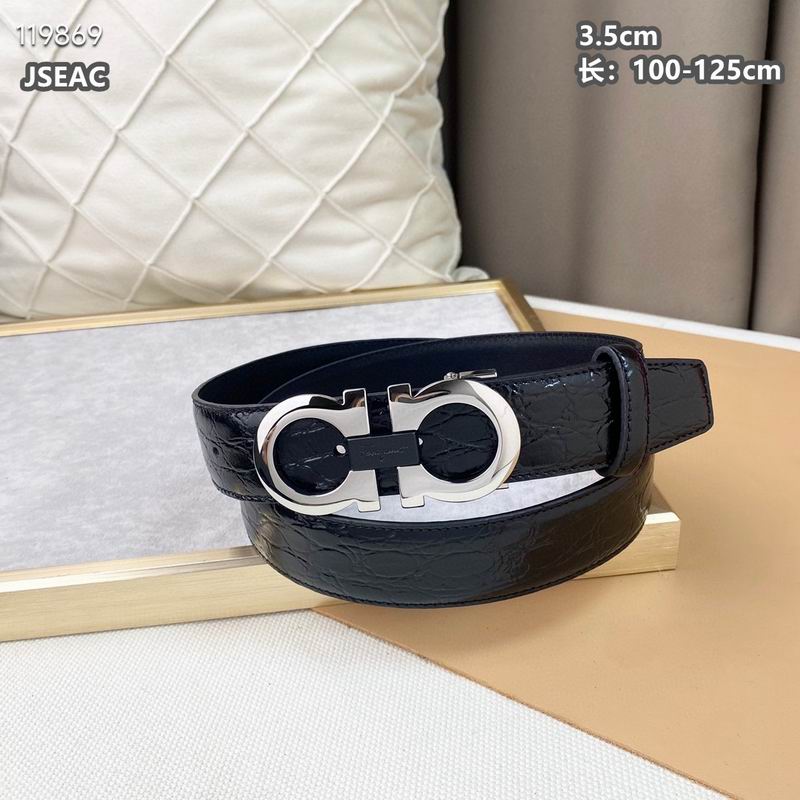 Ferragamo belt 35mmX100-125cm 8L (66)