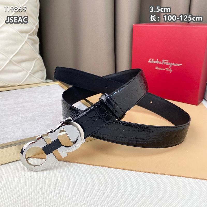 Ferragamo belt 35mmX100-125cm 8L (67)
