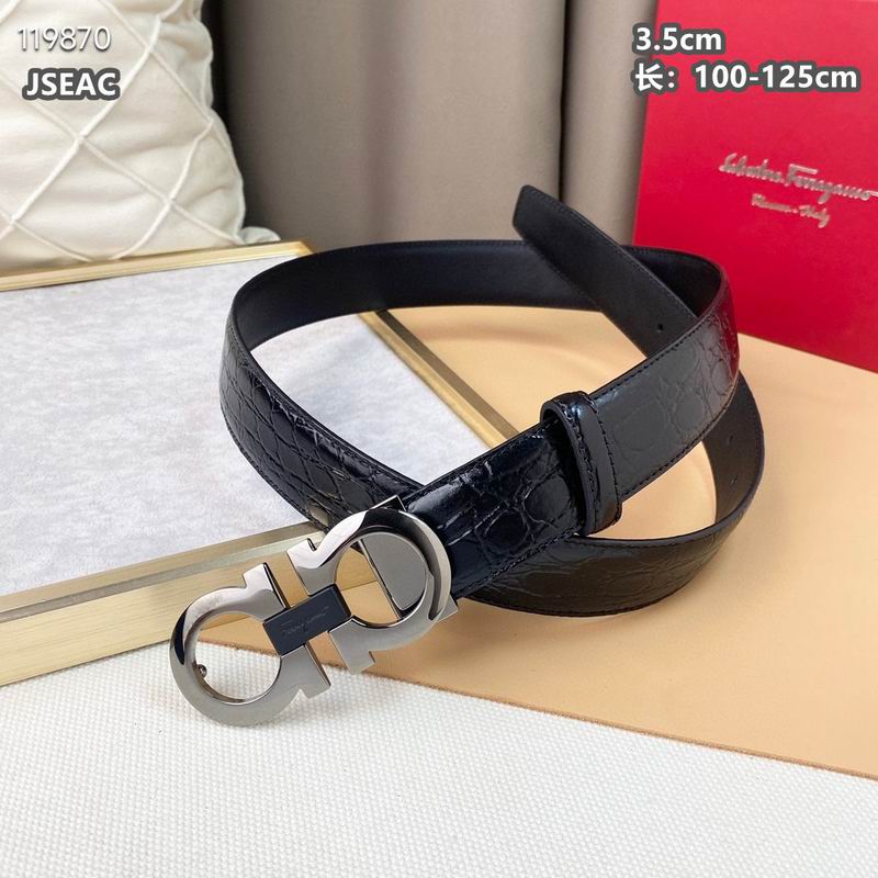 Ferragamo belt 35mmX100-125cm 8L (70)