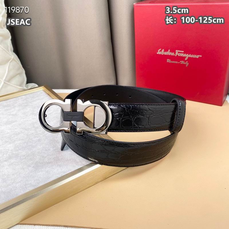 Ferragamo belt 35mmX100-125cm 8L (71)
