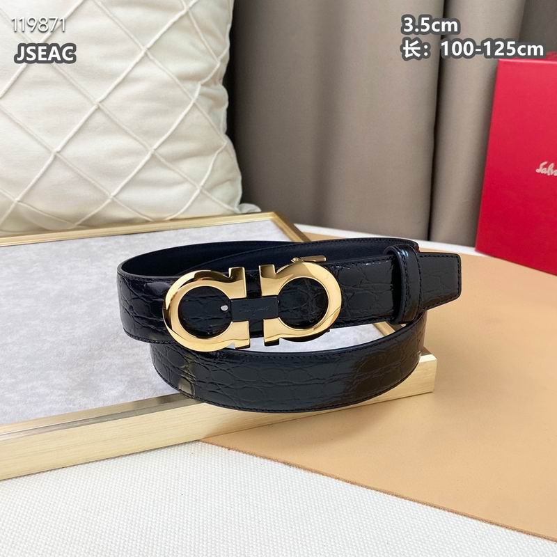 Ferragamo belt 35mmX100-125cm 8L (73)