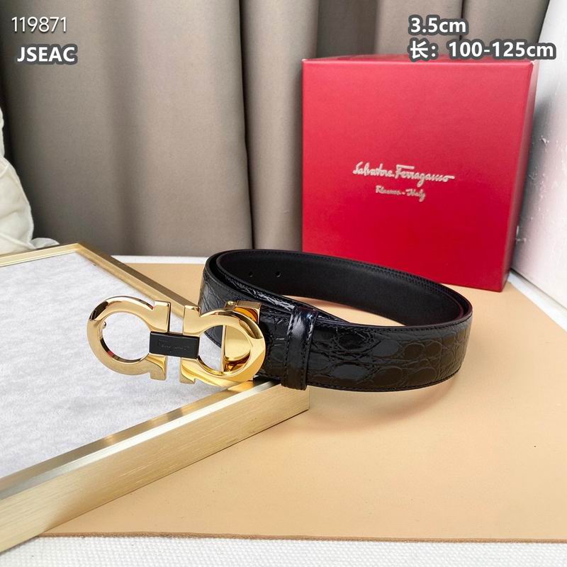 Ferragamo belt 35mmX100-125cm 8L (74)