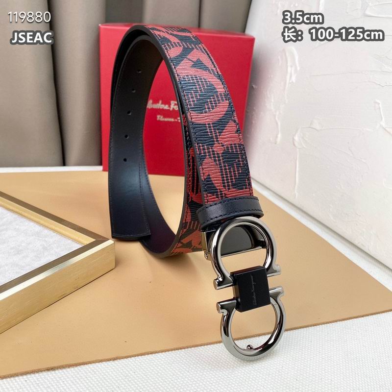 Ferragamo belt 35mmX100-125cm 8L (79)