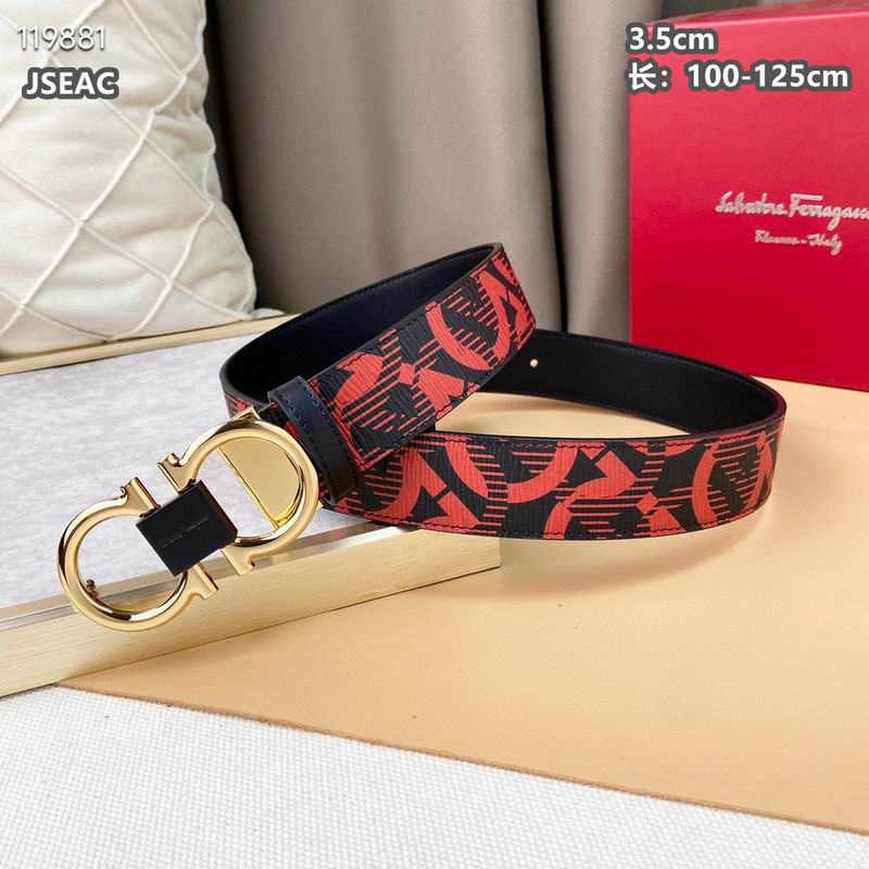 Ferragamo belt 35mmX100-125cm 8L (82)