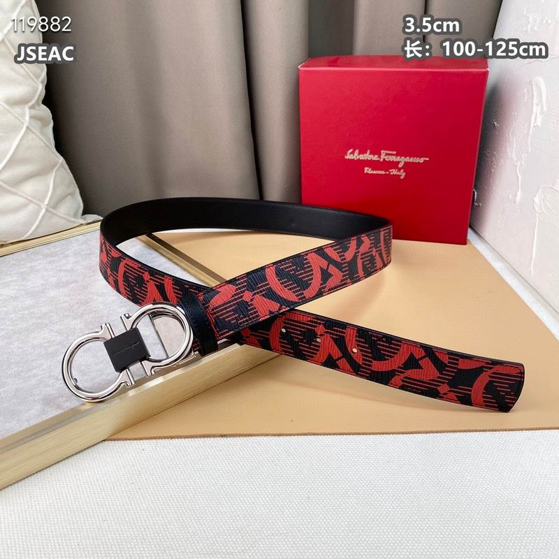 Ferragamo belt 35mmX100-125cm 8L (83)