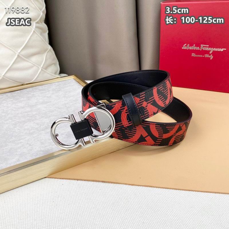 Ferragamo belt 35mmX100-125cm 8L (85)
