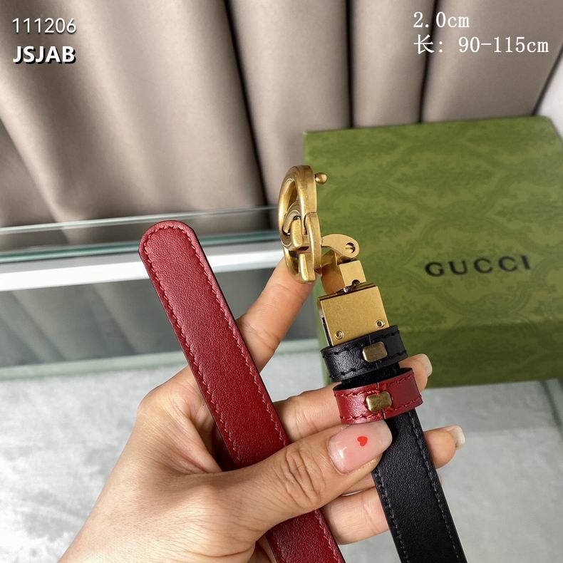 Gucci Belt 20mm 90-115cm 8L (9)