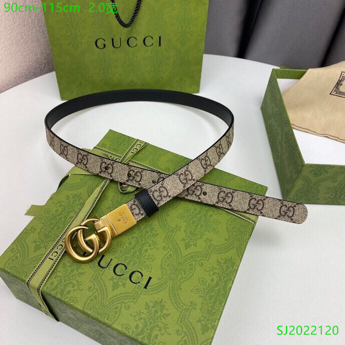 Gucci Belt 20mmX90-115cm 7D (16)