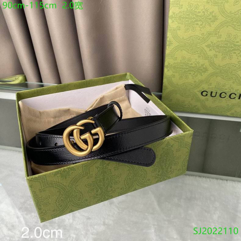 Gucci Belt 20mmX90-115cm 7D (33)