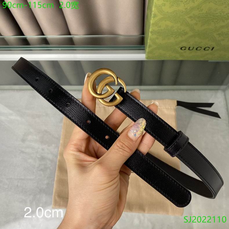 Gucci Belt 20mmX90-115cm 7D (34)