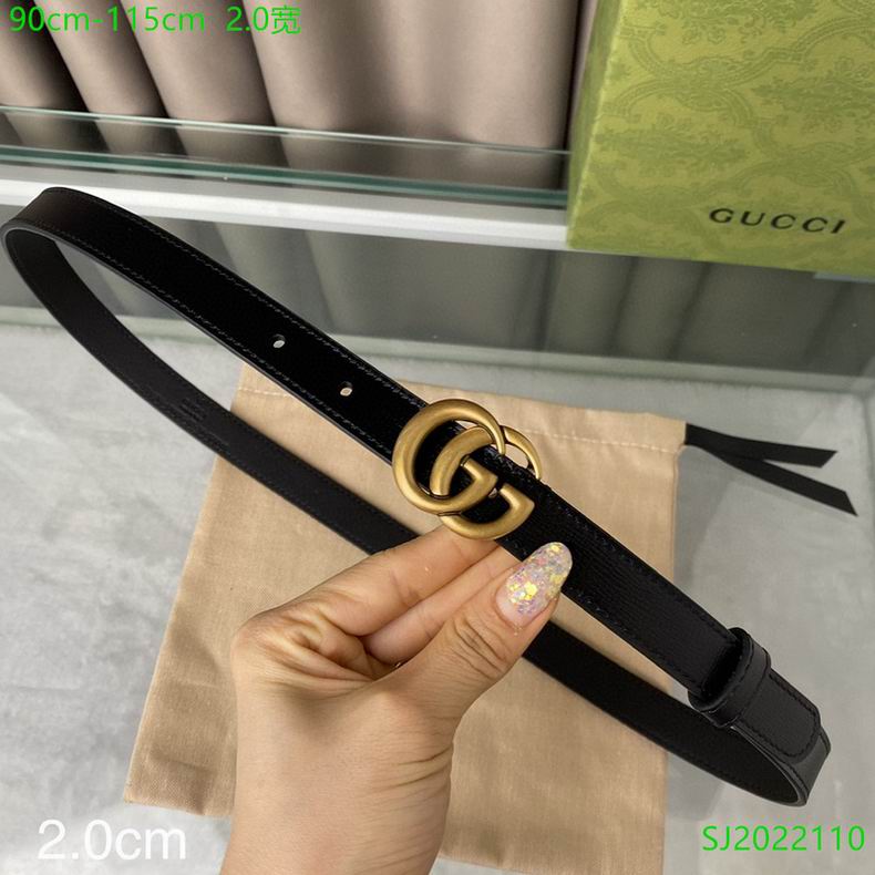 Gucci Belt 20mmX90-115cm 7D (35)
