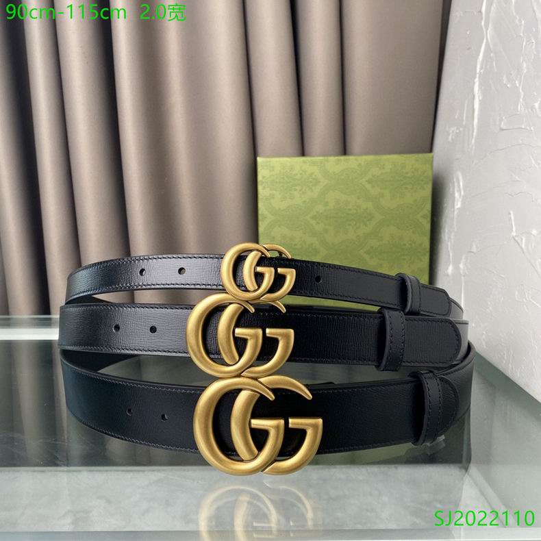 Gucci Belt 20mmX90-115cm 7D (36)