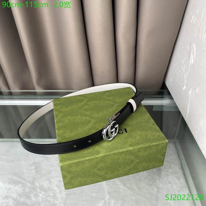 Gucci Belt 20mmX90-115cm 7D (45)