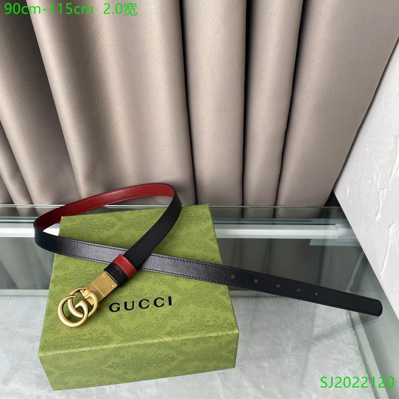Gucci Belt 20mmX90-115cm 7D (47)