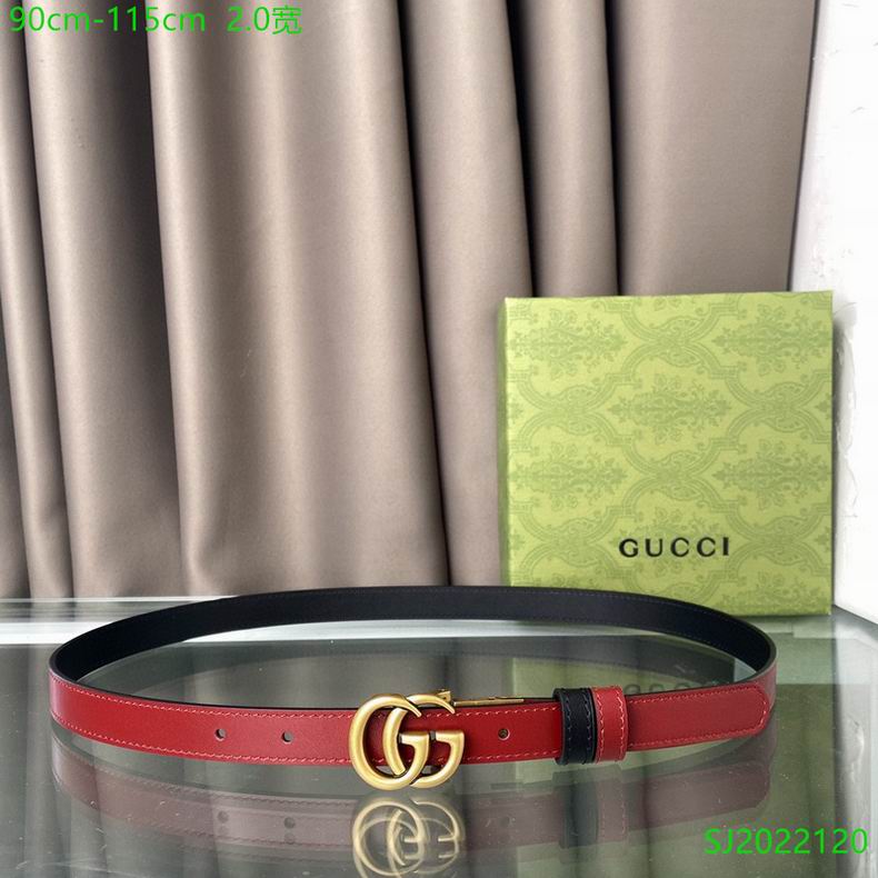 Gucci Belt 20mmX90-115cm 7D (50)