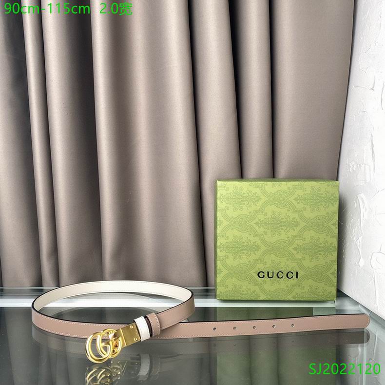 Gucci Belt 20mmX90-115cm 7D (51)