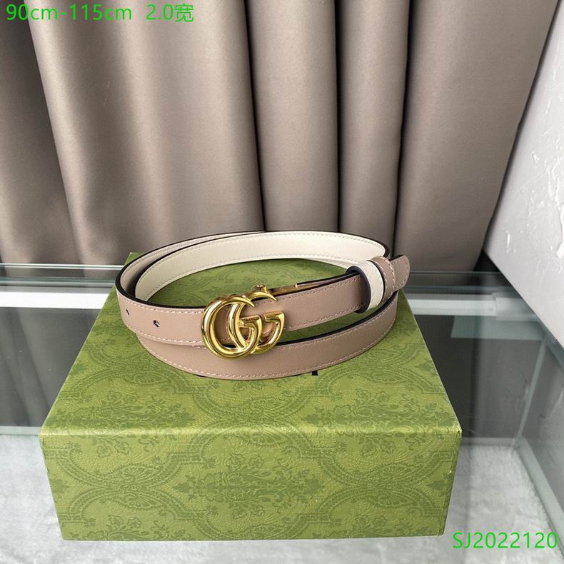 Gucci Belt 20mmX90-115cm 7D (52)