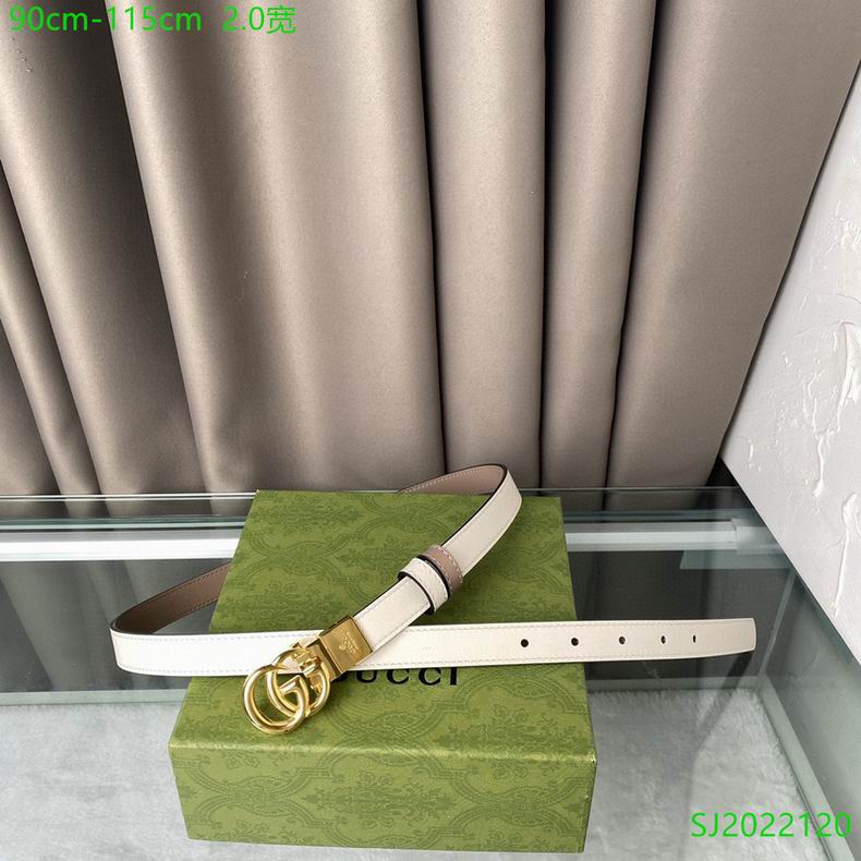 Gucci Belt 20mmX90-115cm 7D (53)